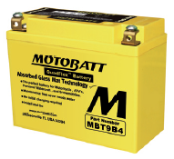 MotoBatt 12V/ 9Ah (L)  MBT9B4 (MBT9B4)