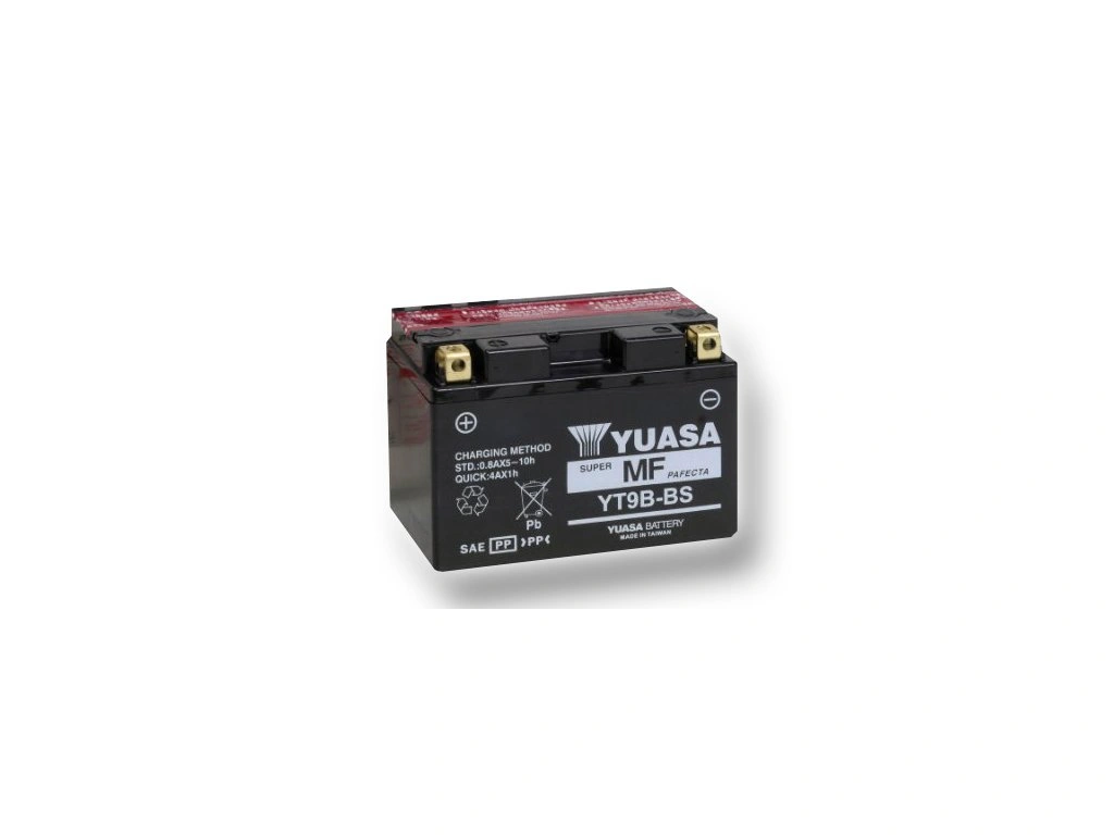 Motobatéria YUASA YT9B-BS 8Ah, 12V (E3476)